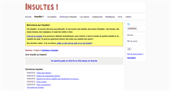 Desktop Screenshot of insultes.gromweb.com