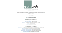 Desktop Screenshot of gromweb.com