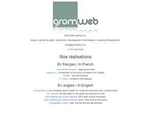 Tablet Screenshot of gromweb.com